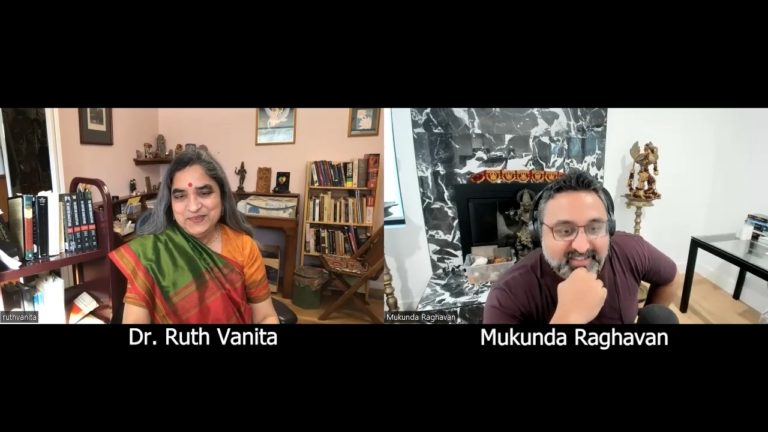Justice, Sexuality, Gender and Dharma: A Conversation with Dr. Ruth Vanita